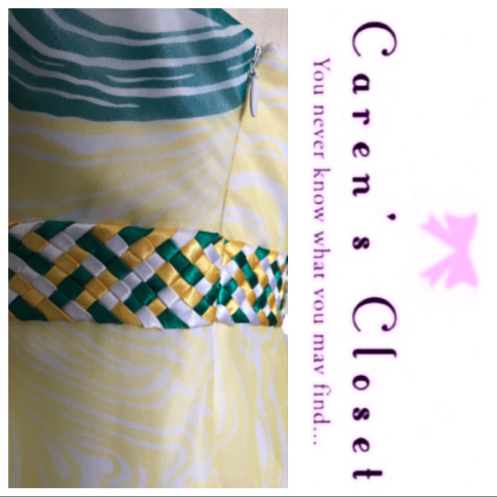 NWOT Laundry Silk Print Halter Maxi Dress. - Picture 4 of 7